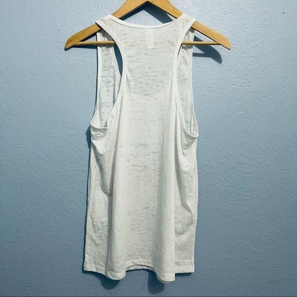 NWOT Over the Limit Burnout Racerback Tank Top Marled - Picture 4 of 15